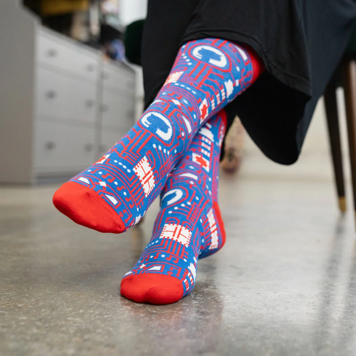Pattern Dress Socks - Image 3